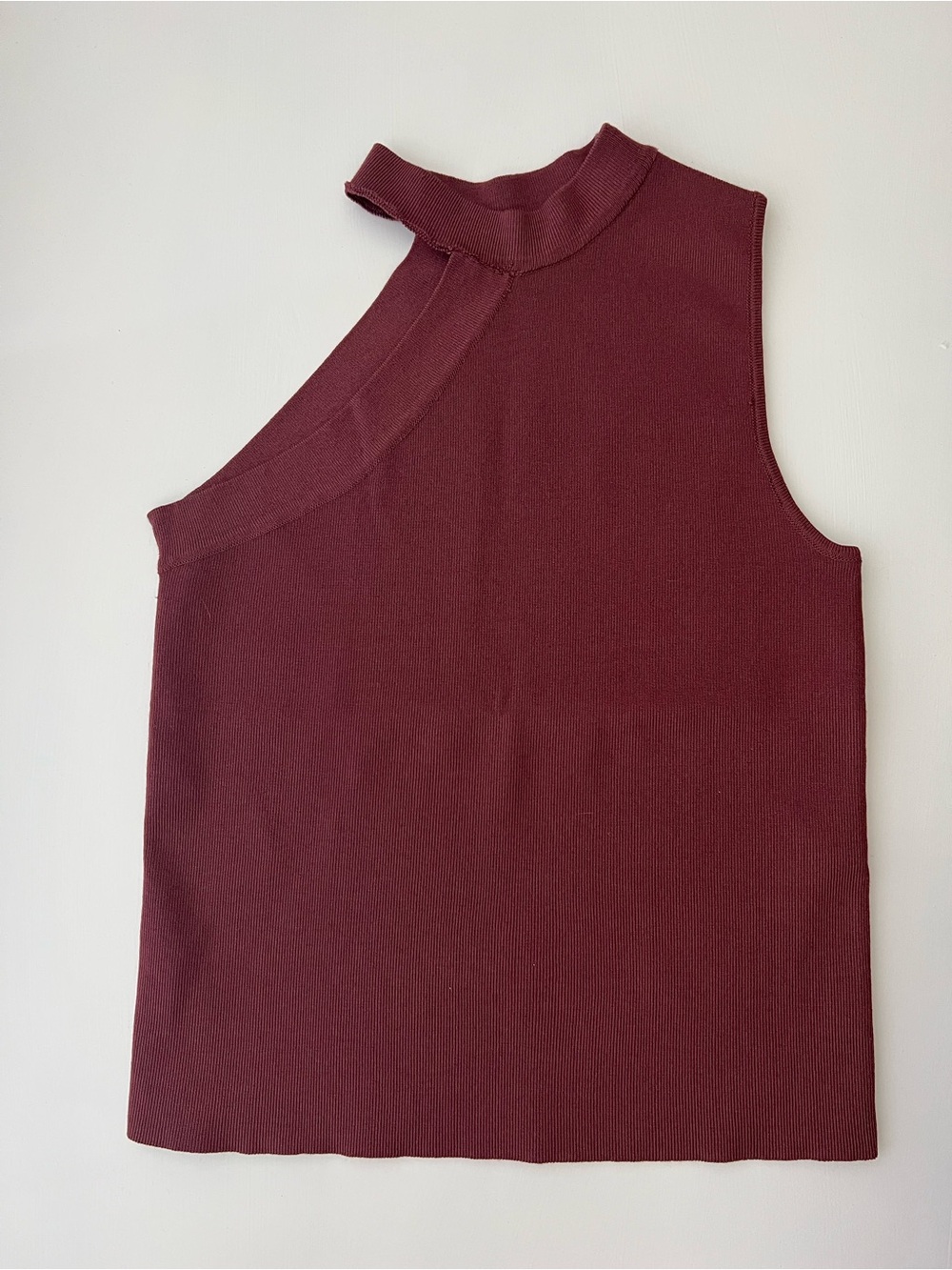 Zara One-Shoulder Knit Top, size small